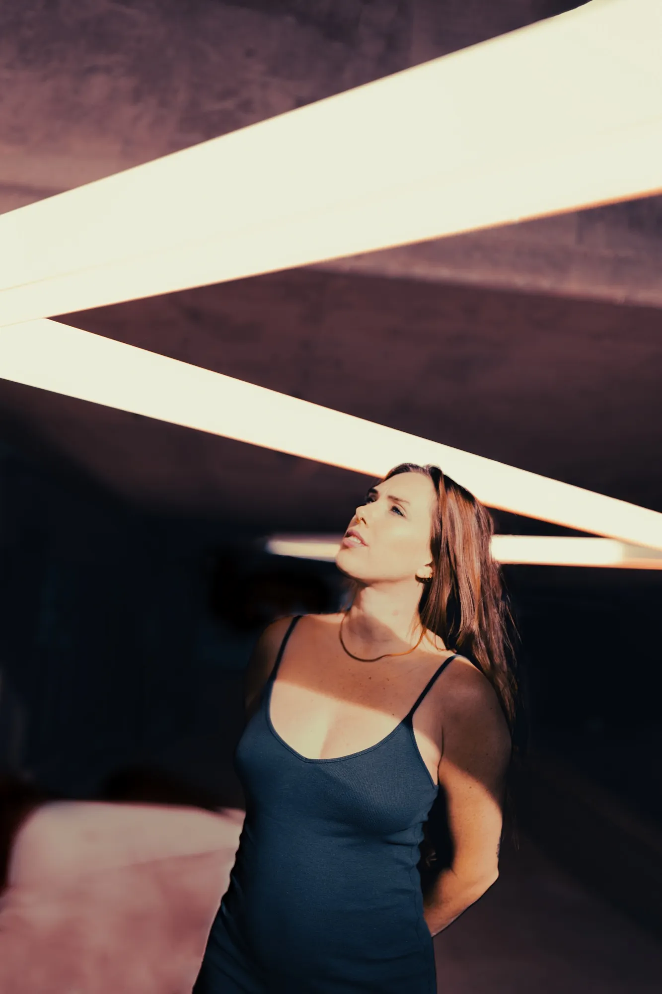 The same photograph before and after colour grading